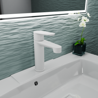 Смеситель для раковины DQ Bayern.Mnchen DA1562108 белый